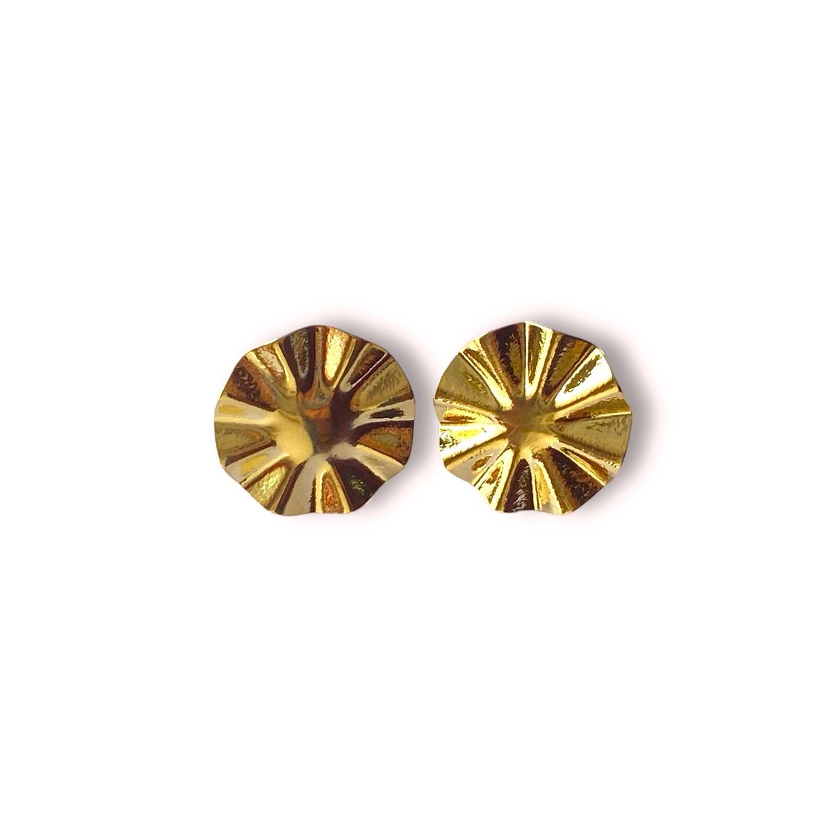 GENERICO - ARO BAÑO DE ORO CÍRCULO BORDE ARRUGADO