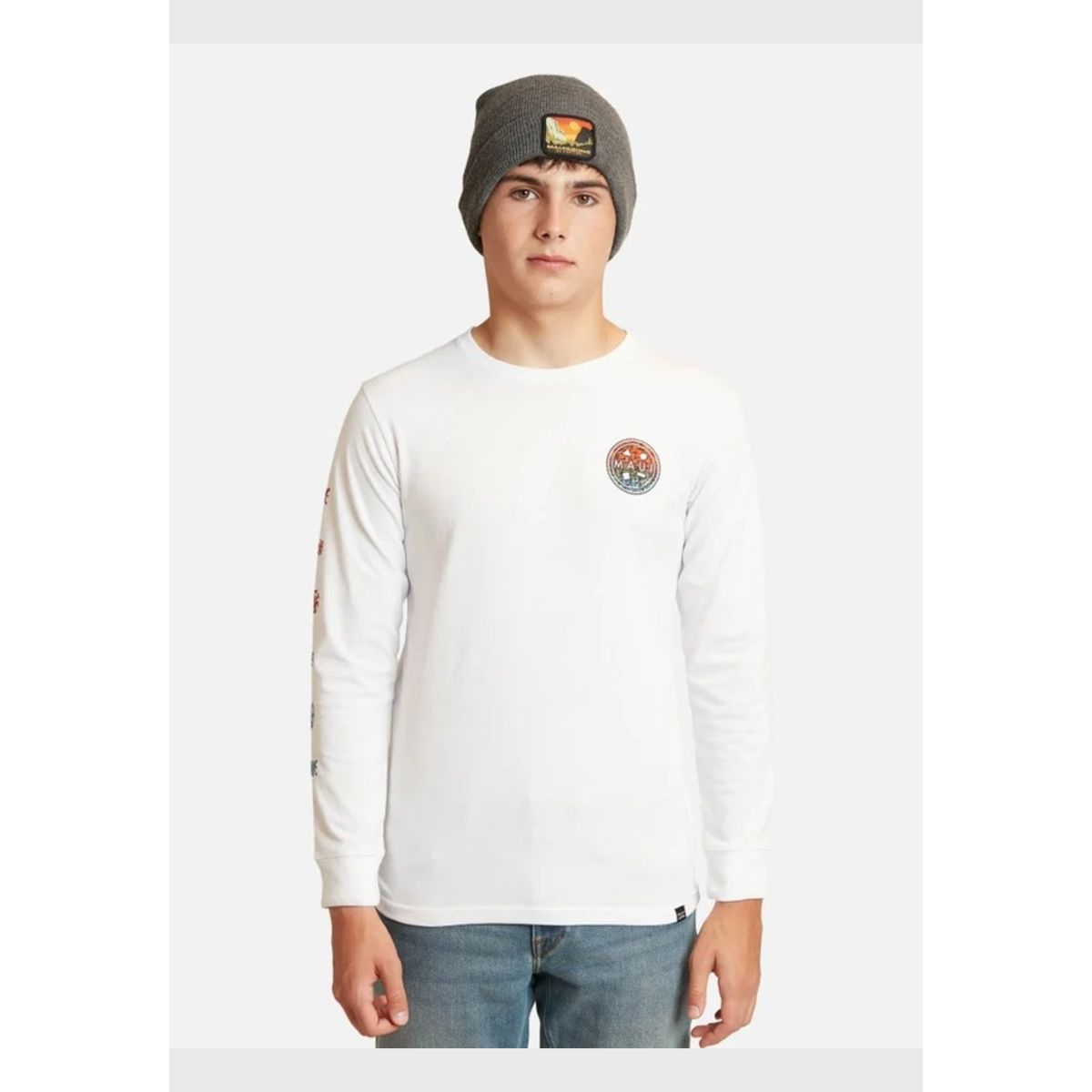 MAUI AND SONS - Polera 5P105 Blanco Infantil Maui And Sons