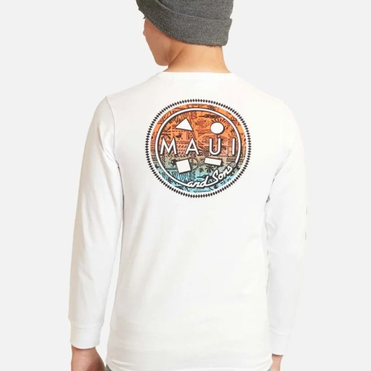 MAUI AND SONS - Polera 5P105 Blanco Infantil Maui And Sons