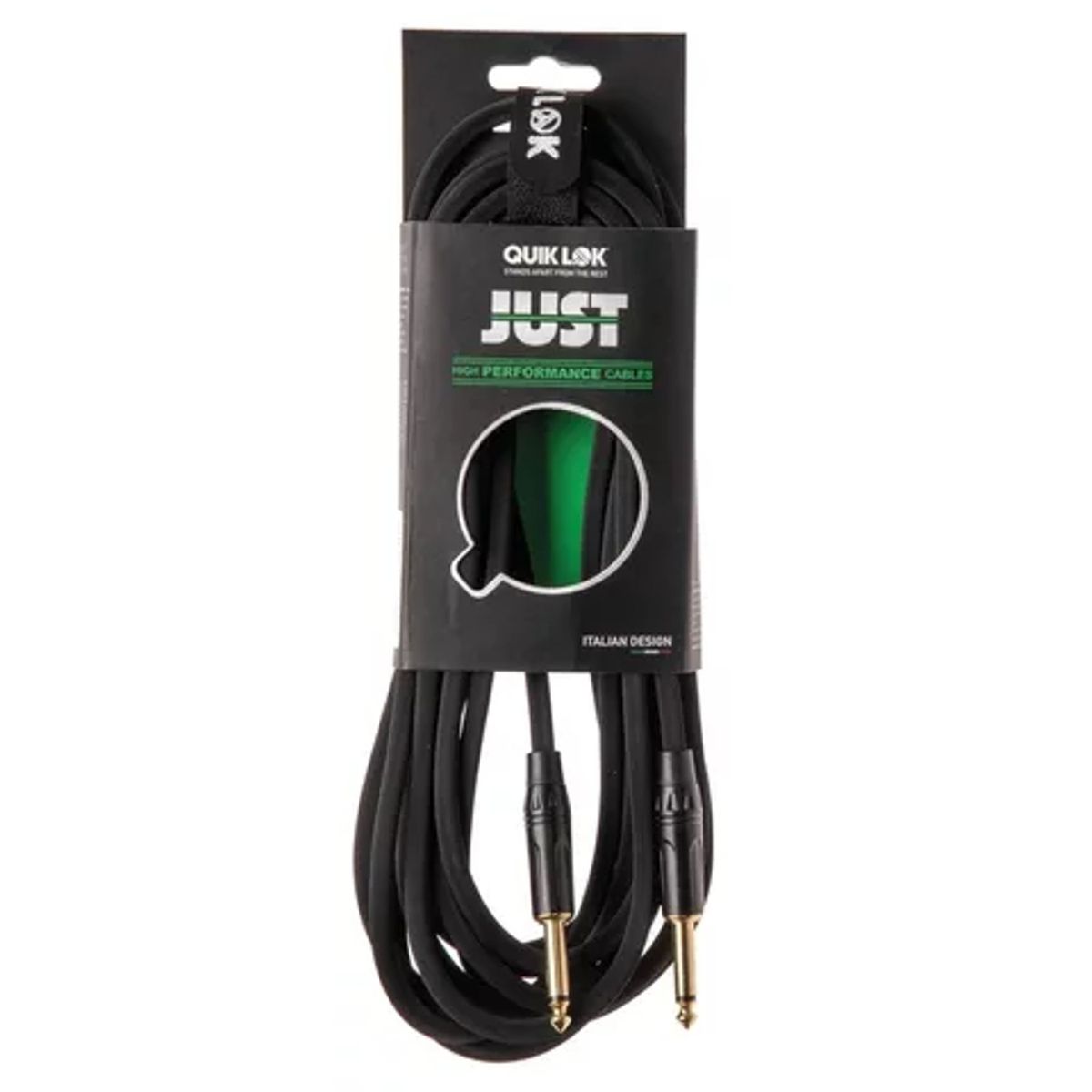 QUIKLOK - Cable para Instrumentos Mono Jack Negro QuikLok JJ 6