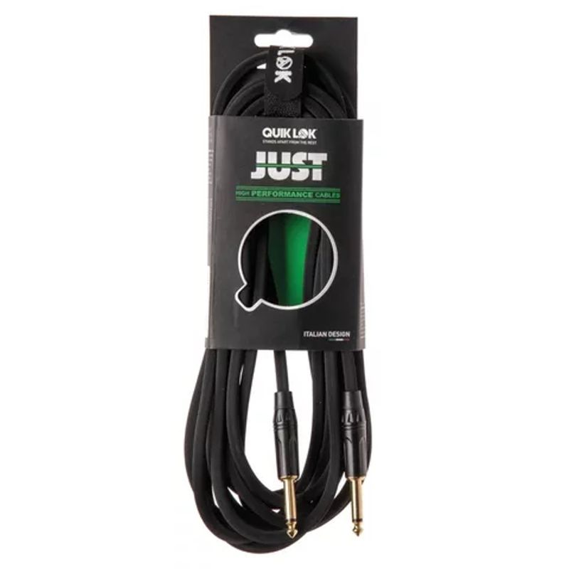 QUIKLOK - Cable para Instrumentos Mono Jack Negro QuikLok JJ 6