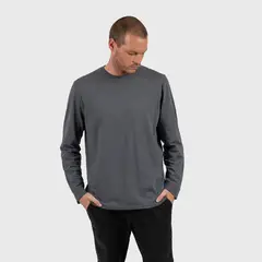 BUBBA - Long Sleeve Tee Steel Blue Black
