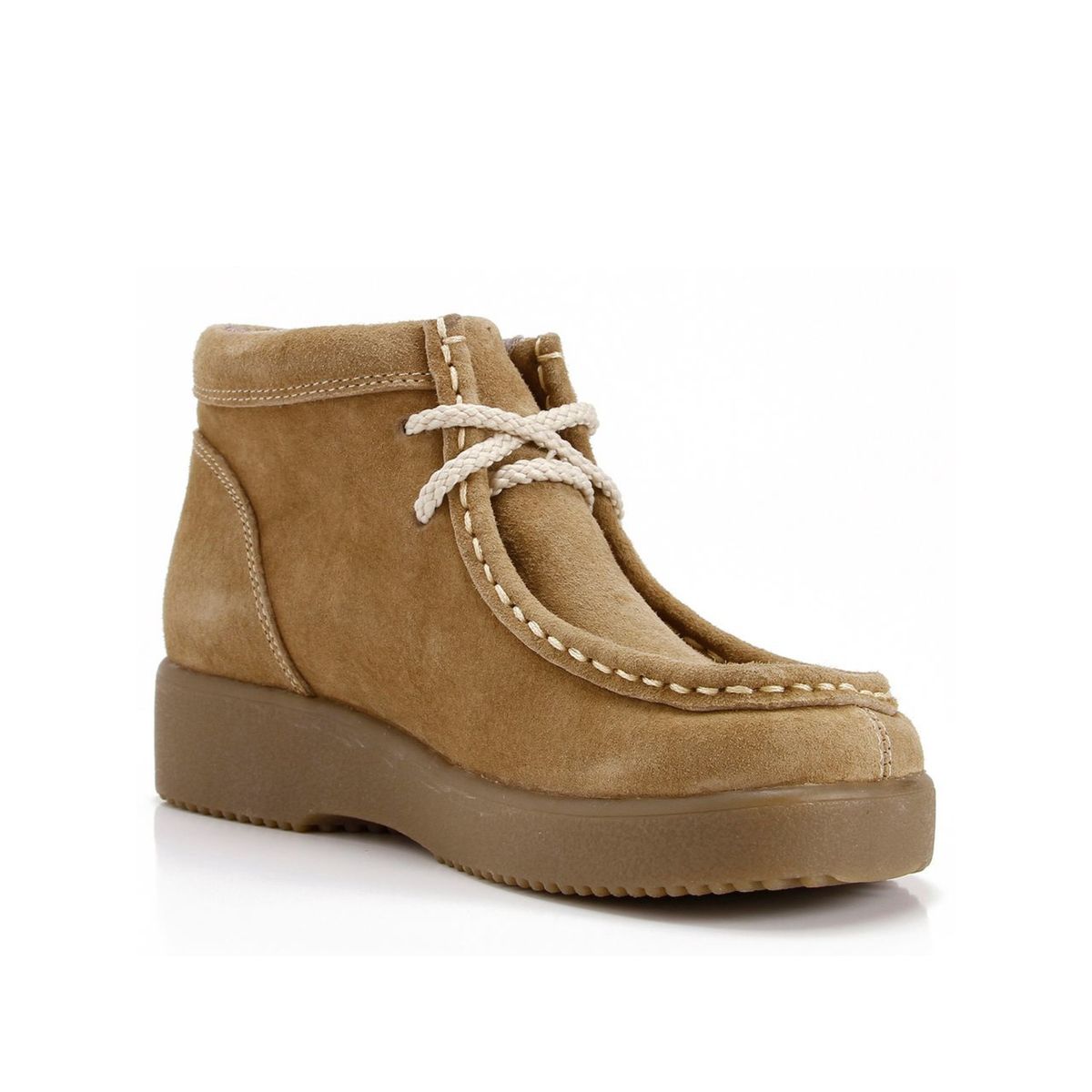 HUSH PUPPIES - Botin Cuero Niño Sioux Café HUSH PUPPIES