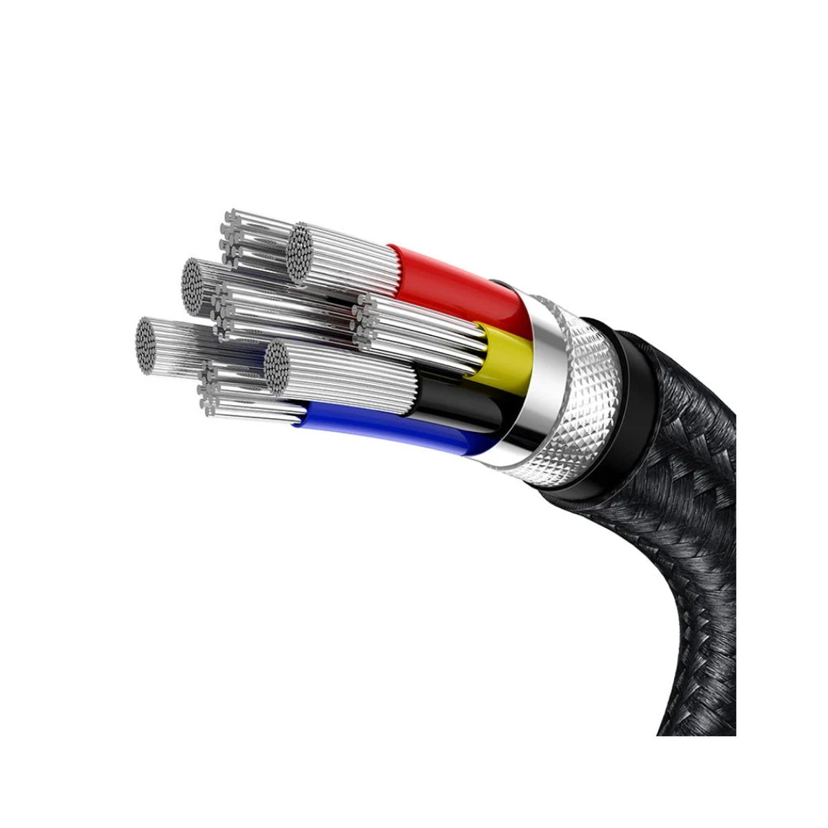 LBN - Cable Trenzado Usb-c A Usb-c Carga Rápida Lbn 1 M Negro