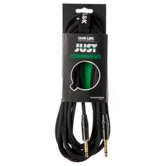 QUIKLOK - Cable para Instrumentos Mono Jack Negro JJ 3