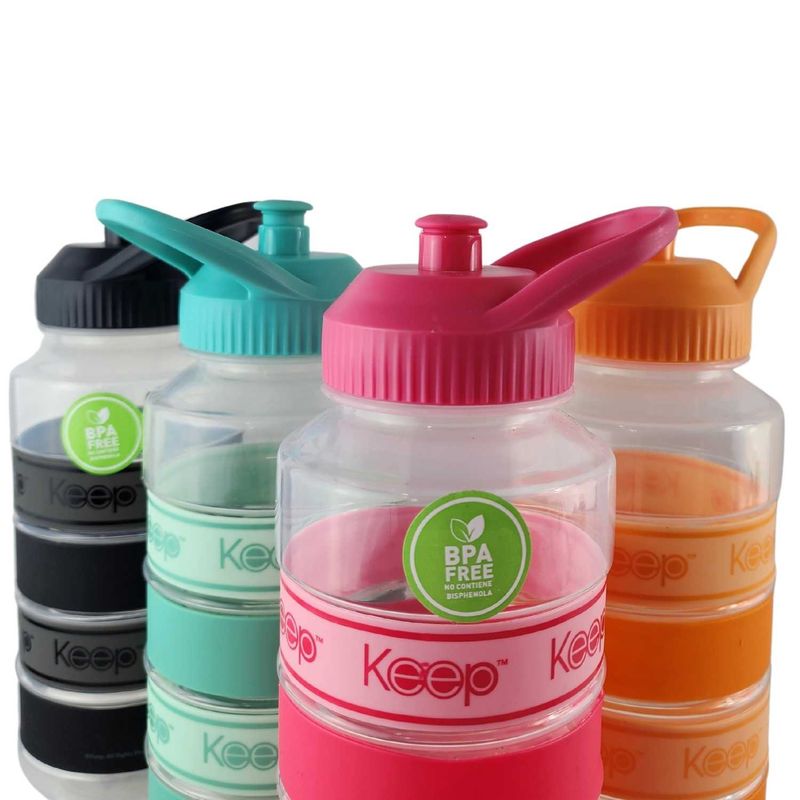 KEEP - Botella Keep Agua Big Bands Deportista Outdoor Ejercicio 1L Rosa