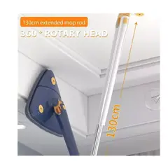 GENERICO - Mopa Trapeador Gira 360° Triangular Escurridor Automatico