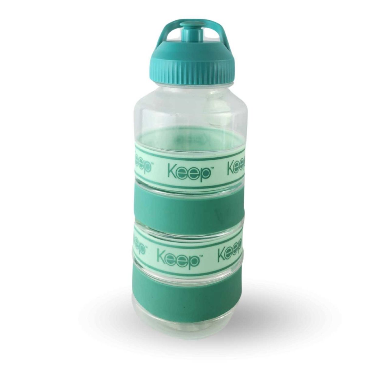 KEEP - Botella Keep Agua Big Bands Deportista Outdoor 1L Turquesa