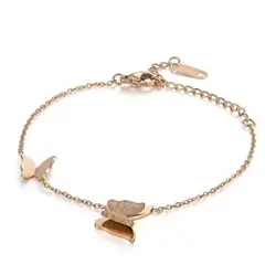 LUXURYJOYAS - Pulsera Mariposa Oro 18k Luxury Baño Oro 18kt