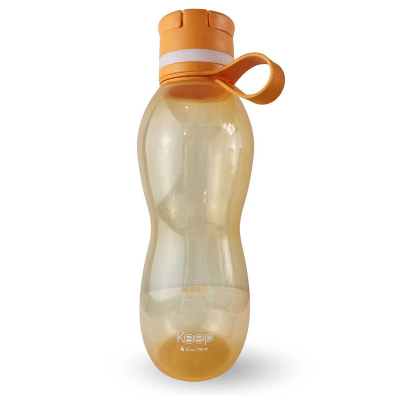 KEEP - Botella Keep Value Bebidas Jugos 700 ml Silicona Naranja