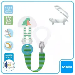 MAM - Prendedor Portachupete Clip Verde