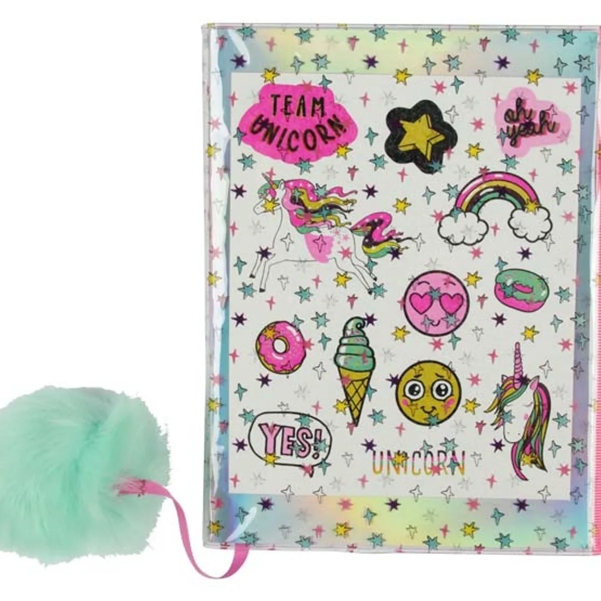 HERRERA MAISON - Libreta Tornasol Pompom Sirena