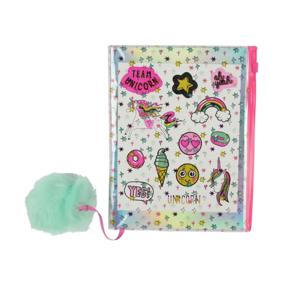 HERRERA MAISON - Libreta Tornasol Pompom Sirena