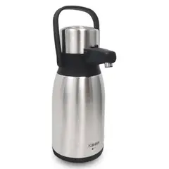 KEEP - Termo Sifon 3 Litros Acero Inoxidable Botellon Negro