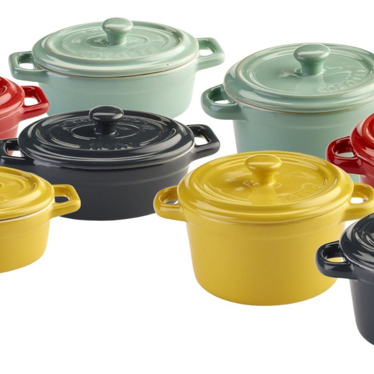 KITCHENWARE - SET 8 MINI RAMEKINES CERÁMICA SURTIDOS