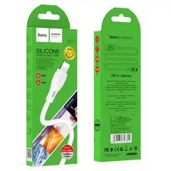 HOCO - CABLE LIGHTNING A USB X61 BLANCO
