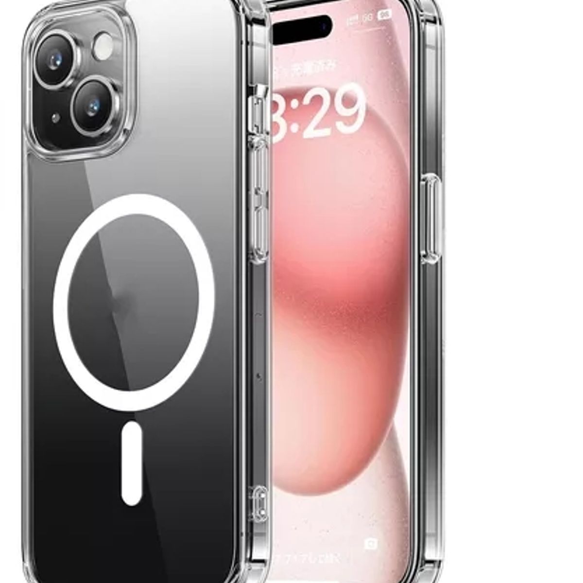 GENERICO - Funda Magnética Para iPhone  Transparente IPHONE 15