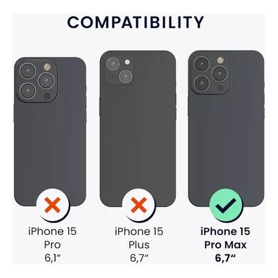 Imagen 2 del producto Funda Magnética Para iPhone Transparente IPHONE 15 PROMAX