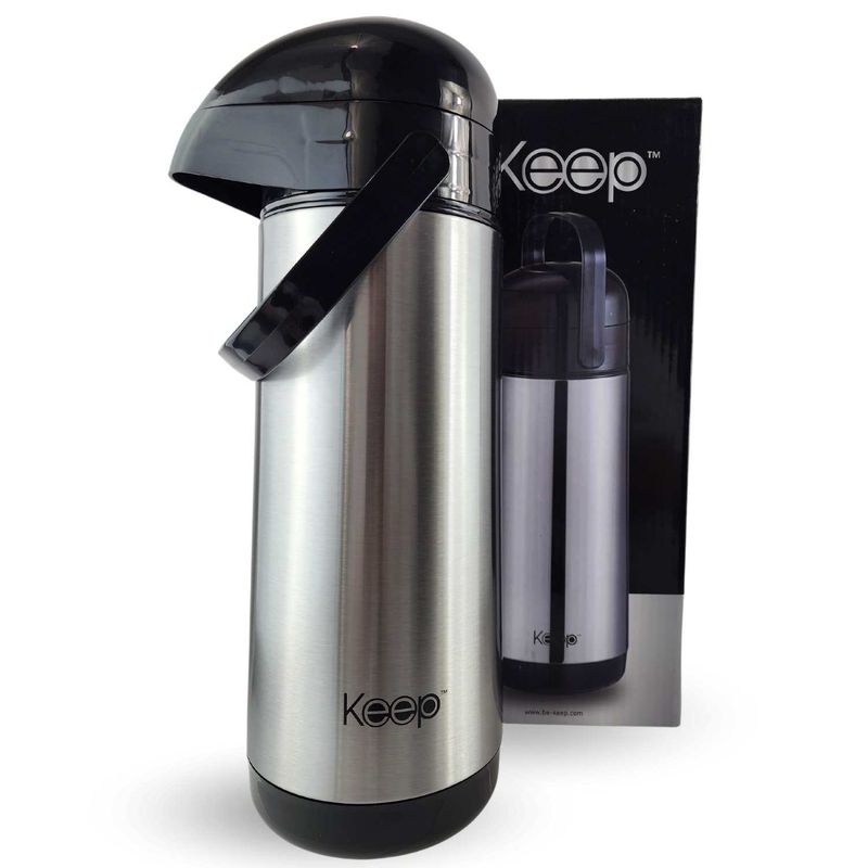 KEEP - Termo Agua 1 Litro Sifón Acero Keep Resistente Bebidas