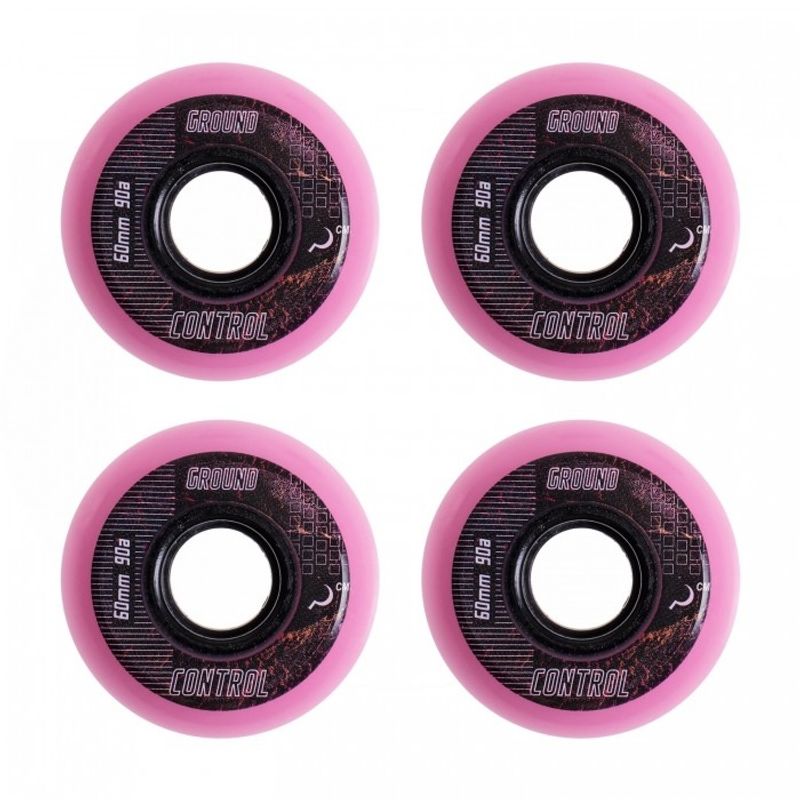 GENERICO - Pack de Ruedas para patines Ground Control Pink