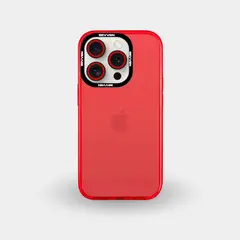 GENERICO - Carcasa + protector de cámara roja para iPhone 12 pro max