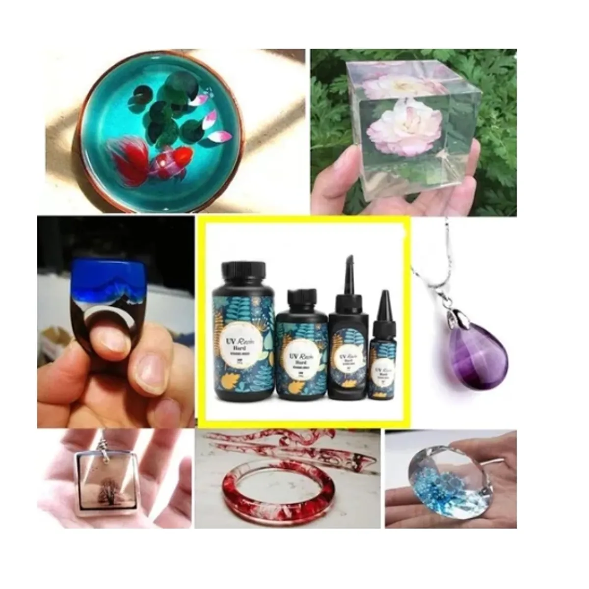 ESHOPANGIE - Resina Uv 200g Crystal De Secado Rapido