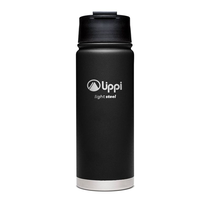 LIPPI - Botella Light Steel Hot Top Bottle 550 ML Negro Lippi