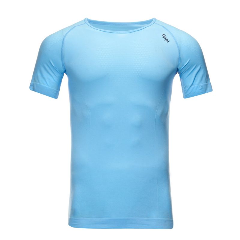 LIPPI - Primera Capa Hombre Skintec 1000 Seamless Short Sleeve Calipso Lippi