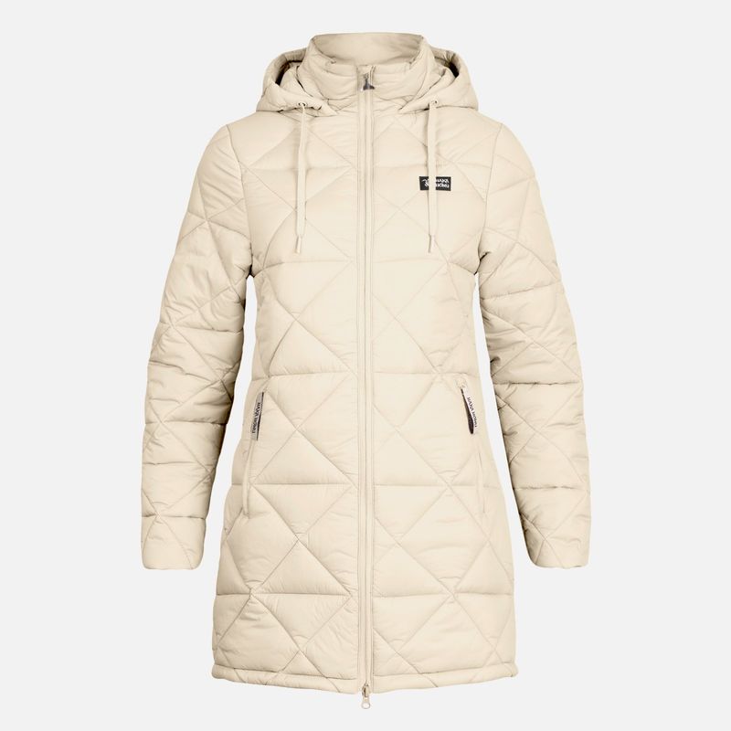 HAKA HONU - Chaqueta Mujer Pala Negra Beige Haka Honu