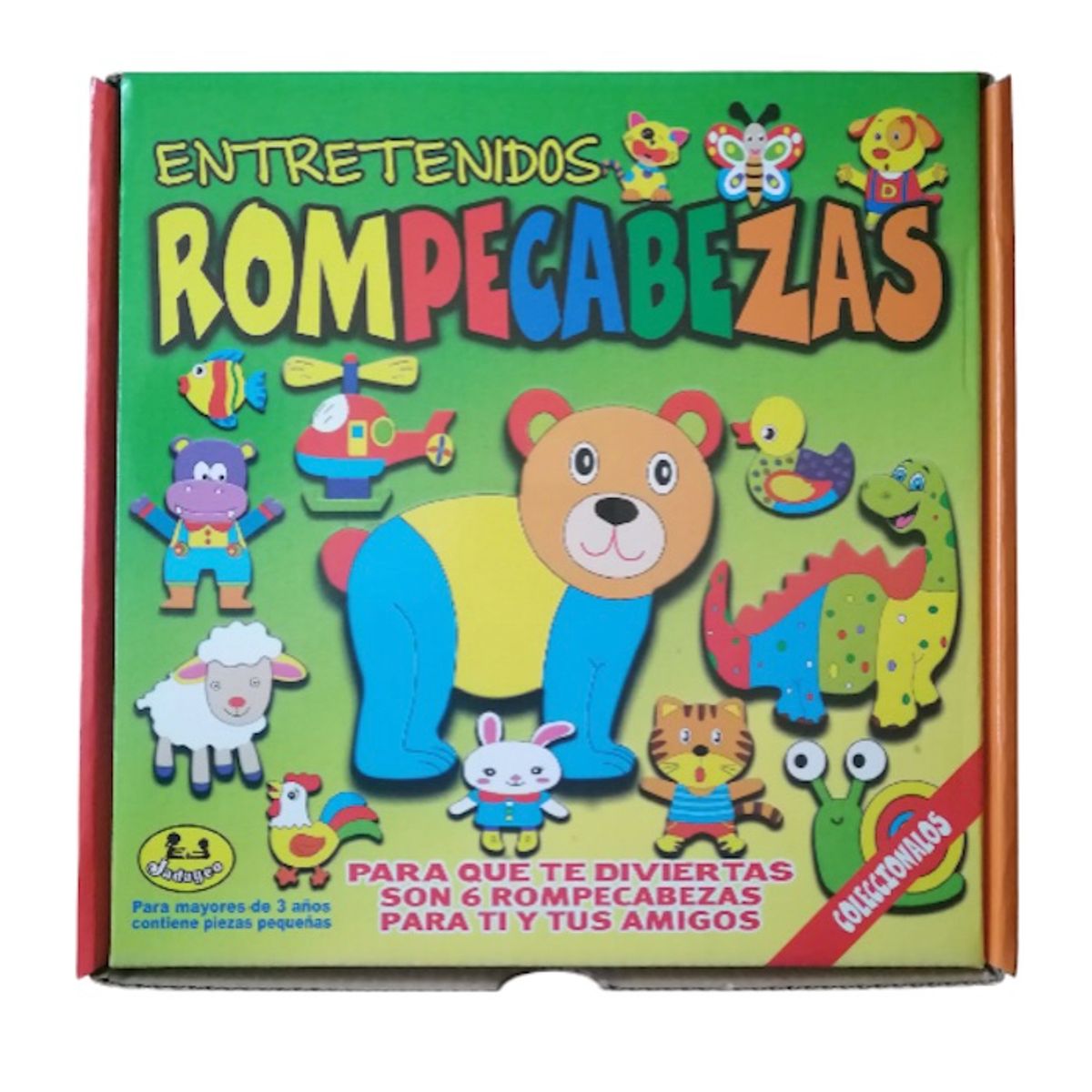 GENERICO - Set de 6 Rompecabezas de 9 Piezas