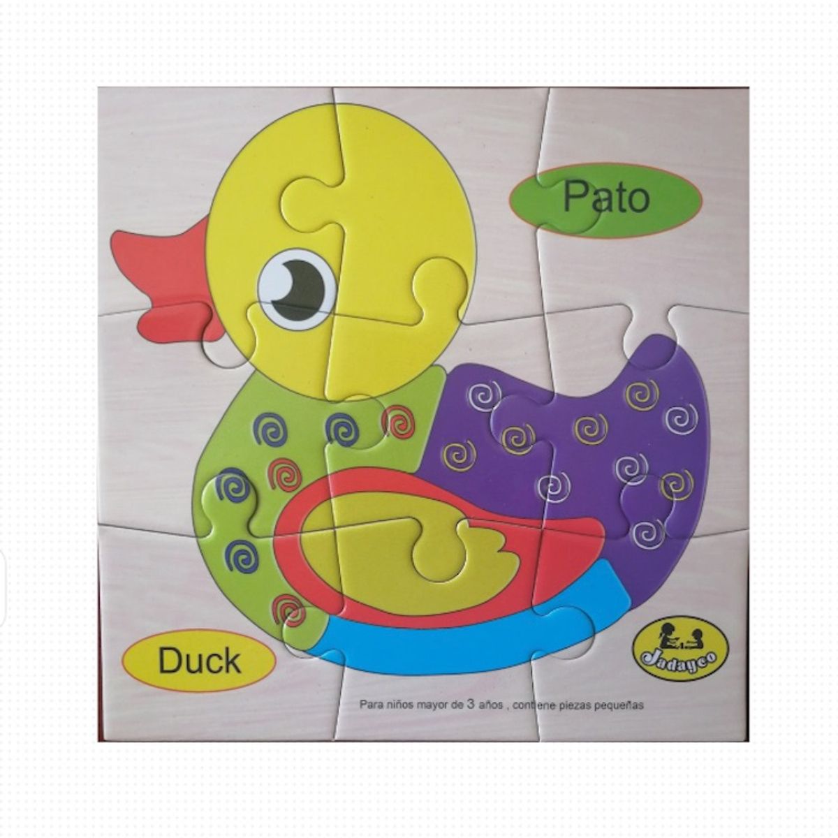 GENERICO - Set de 6 Rompecabezas de 9 Piezas