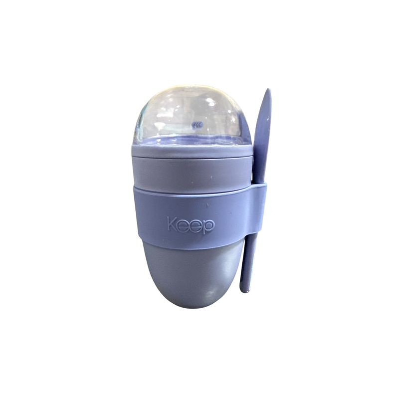 KEEP - Vaso Yogurt Keep Cereal 330ml Con Cuchara Azul