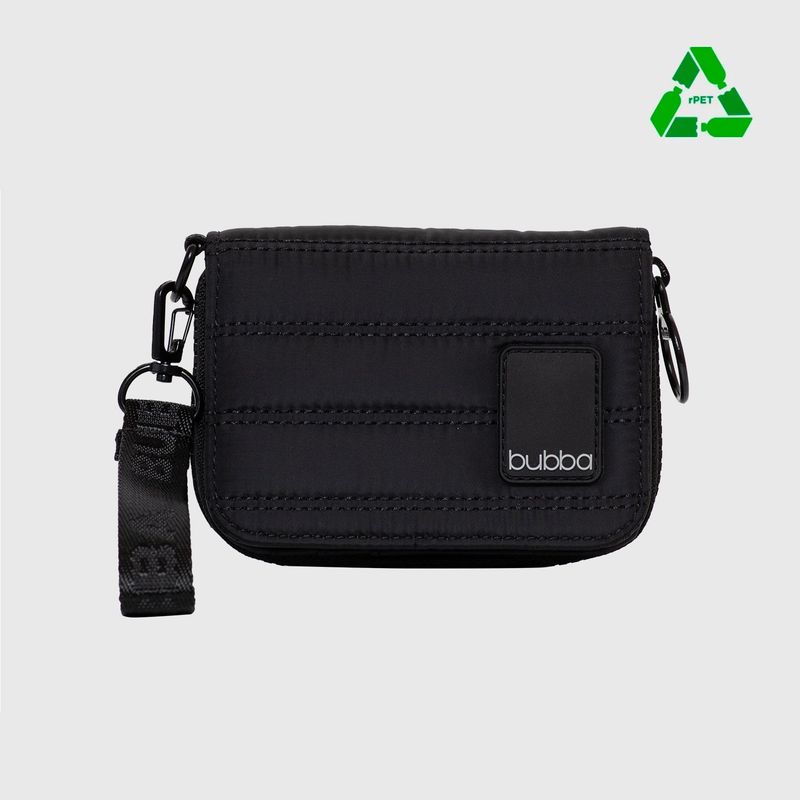 BUBBA - Billetera Matte Black Velvet Mini Rpet 2.0 Bubba Essentials