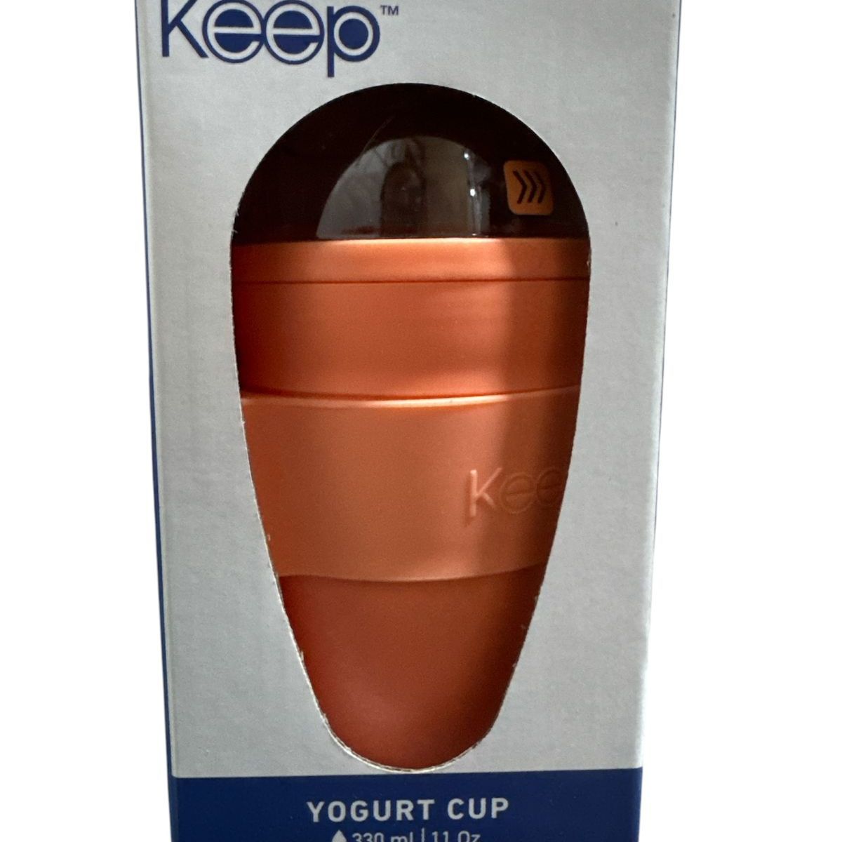 KEEP - Vaso Yogurt Keep Cereal 330ml Con Cuchara Damasco