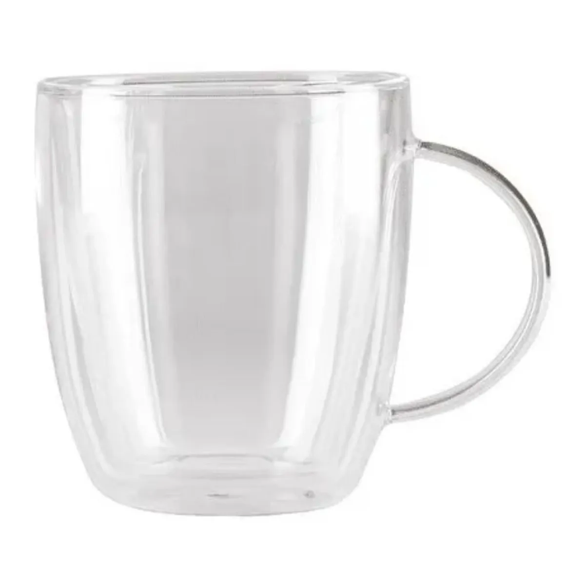 GLASSO - Tazon Vidrio Doble Pared 470Ml Cocina Glasso