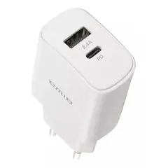 AIWA - Cargador Rápido 2 Puertos Usb + Tipo C 27w Awp-22ac27 C