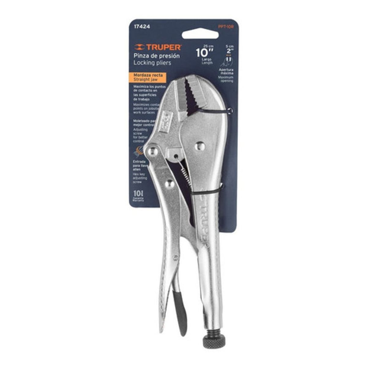 TRUPER - Caiman Recto 10 PuLG.