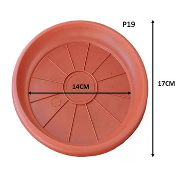 Imagen 2 del producto Pack 10 Plato Base Macetero Redondo Interior 14 Cm N°19