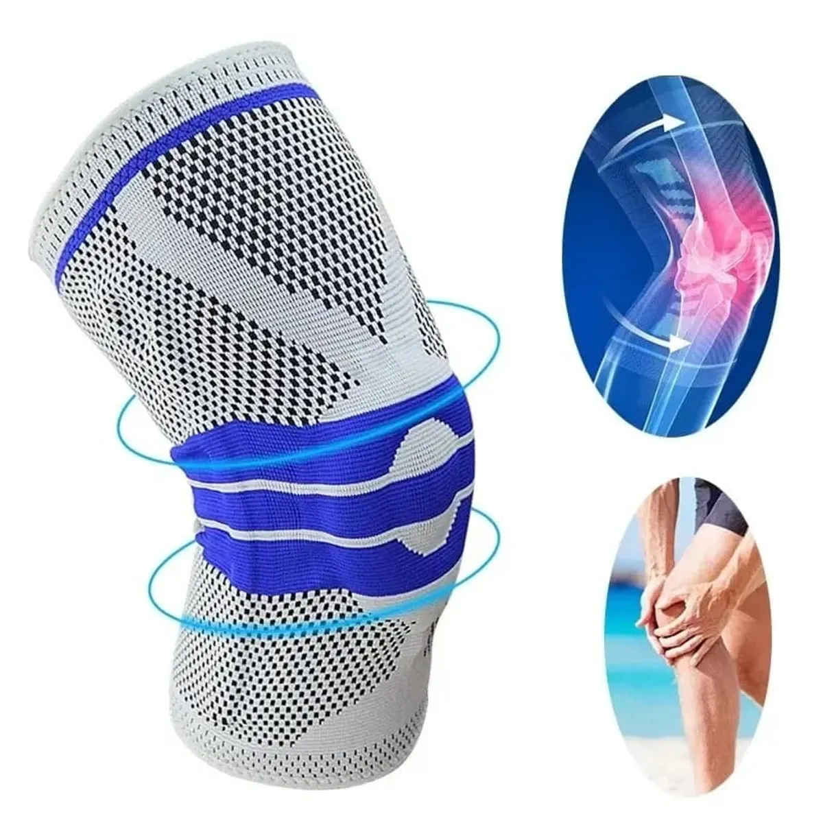 GENERICO - Rodillera Compresion Gel Soporte Deportiva Articulacion