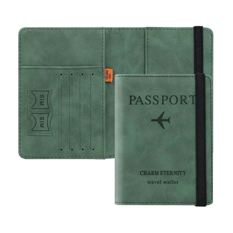 GENERICO - Porta Pasaporte Mujer Documento De Viaje Travel Wallet rfid
