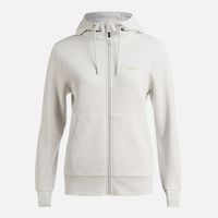 Poleron Mujer Ulmo Full Zip Hoody Sweatshirt Melange Gris Claro
