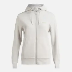 LIPPI - Poleron Mujer Ulmo Full Zip Hoody Sweatshirt Melange Gris Claro