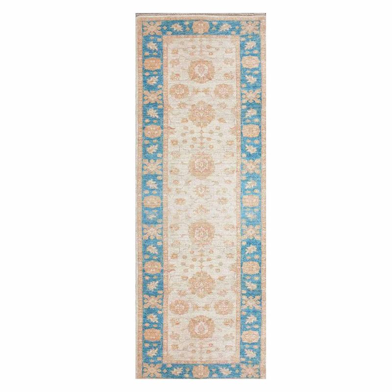 CONSORCIO PERSA - Alfombra Persa Clásica de Lana, Farahan 3.00 x 0.80 mts.