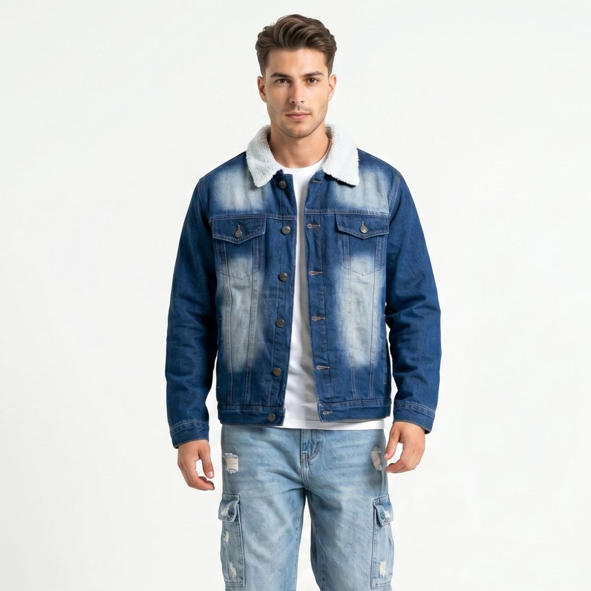 D'JOE - Chaqueta Mezclilla Chiporro Hombre Dark