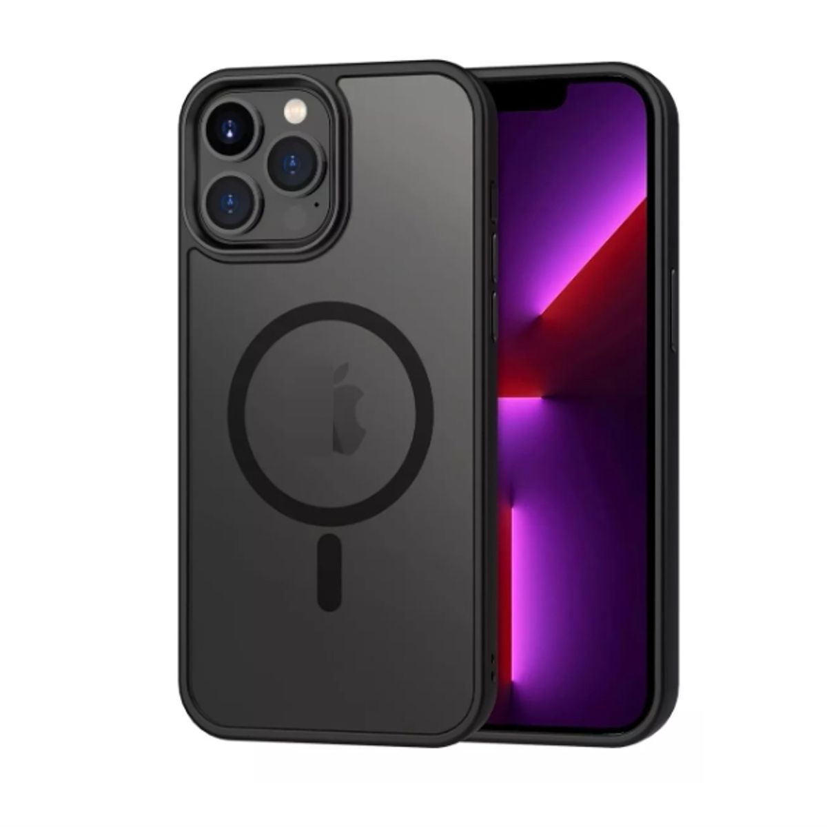 GENERICO - Carcasa Mate Para iPhone varios Funda Magnética Traslucida
