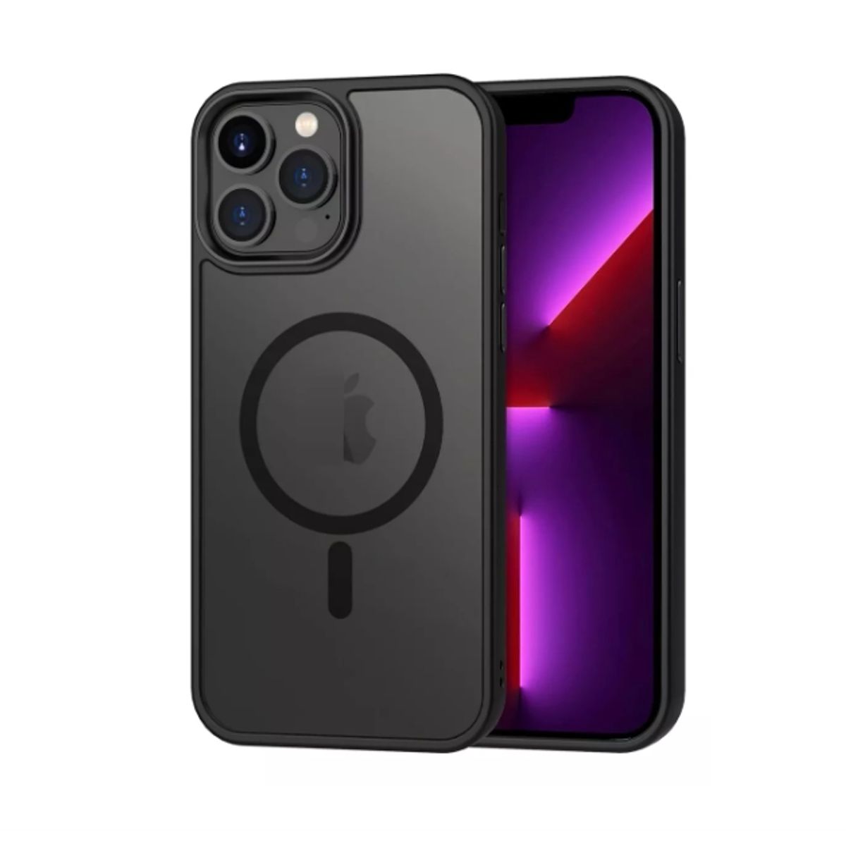 GENERICO - Carcasa Mate Para iPhone varios Funda Magnética Traslucida