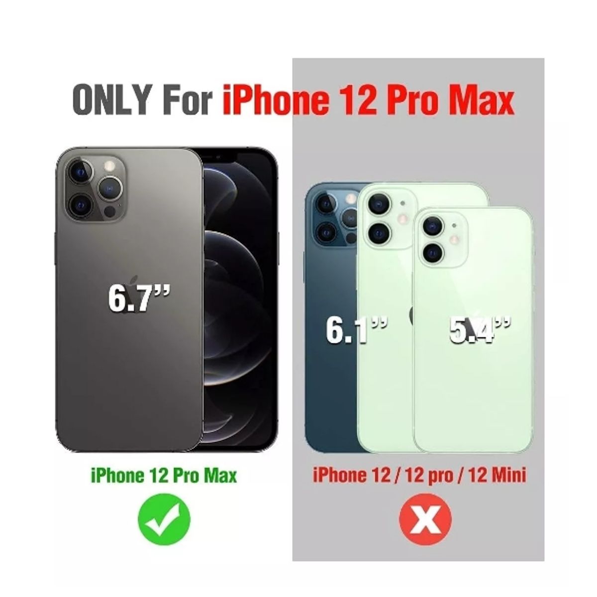 GENERICO - Carcasa Mate Para iPhone varios Funda Magnética Traslucida