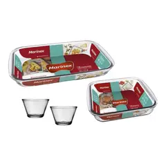 MARINEX - Pack Asad. Rect+Cuad+2 Flan. 4 Pzs
