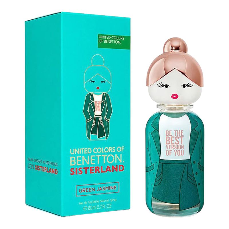 BENETTON - Benetton Sisterland Green Jasmine Edt 80ml Mujer
