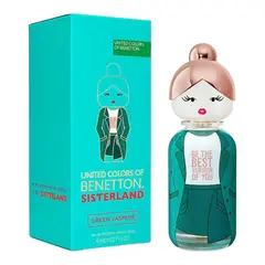 BENETTON - Sisterland Green Jasmine Edt 80ml Mujer